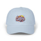 Classic Dad Cap — 'Culture' Colorful Graffiti Embroidered Baseball Hat Hats Printify Light Blue One size