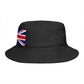Union Jack Bucket Hat — British Flag Cotton Sun Hat Hats Printify