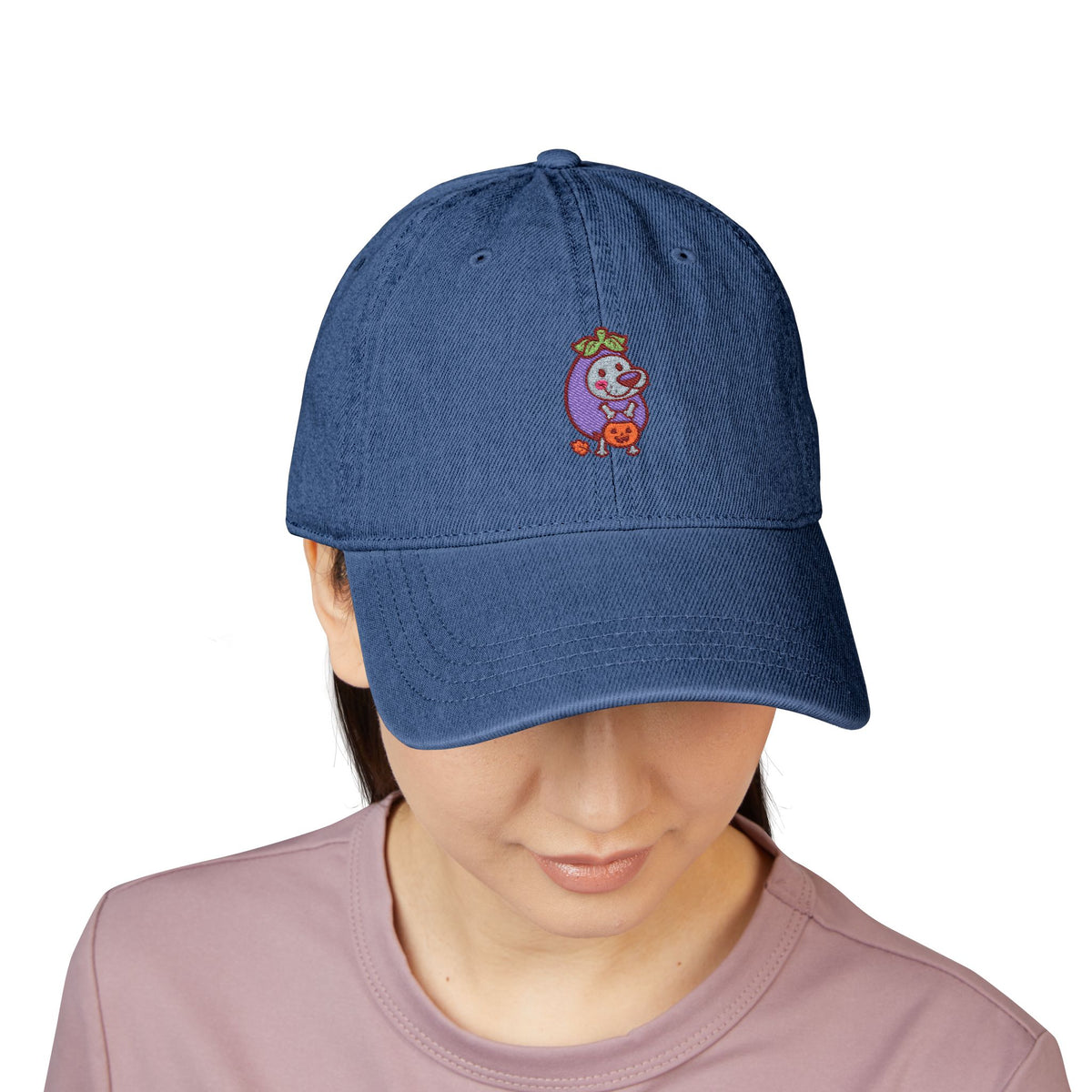 Little Trickster – Halloween Embroidered Cap Hats Printify