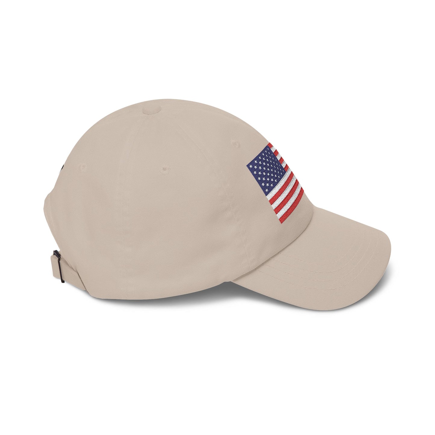 American Flag Dad Cap — Embroidered USA Baseball Hat for 4th of July Hats Printify