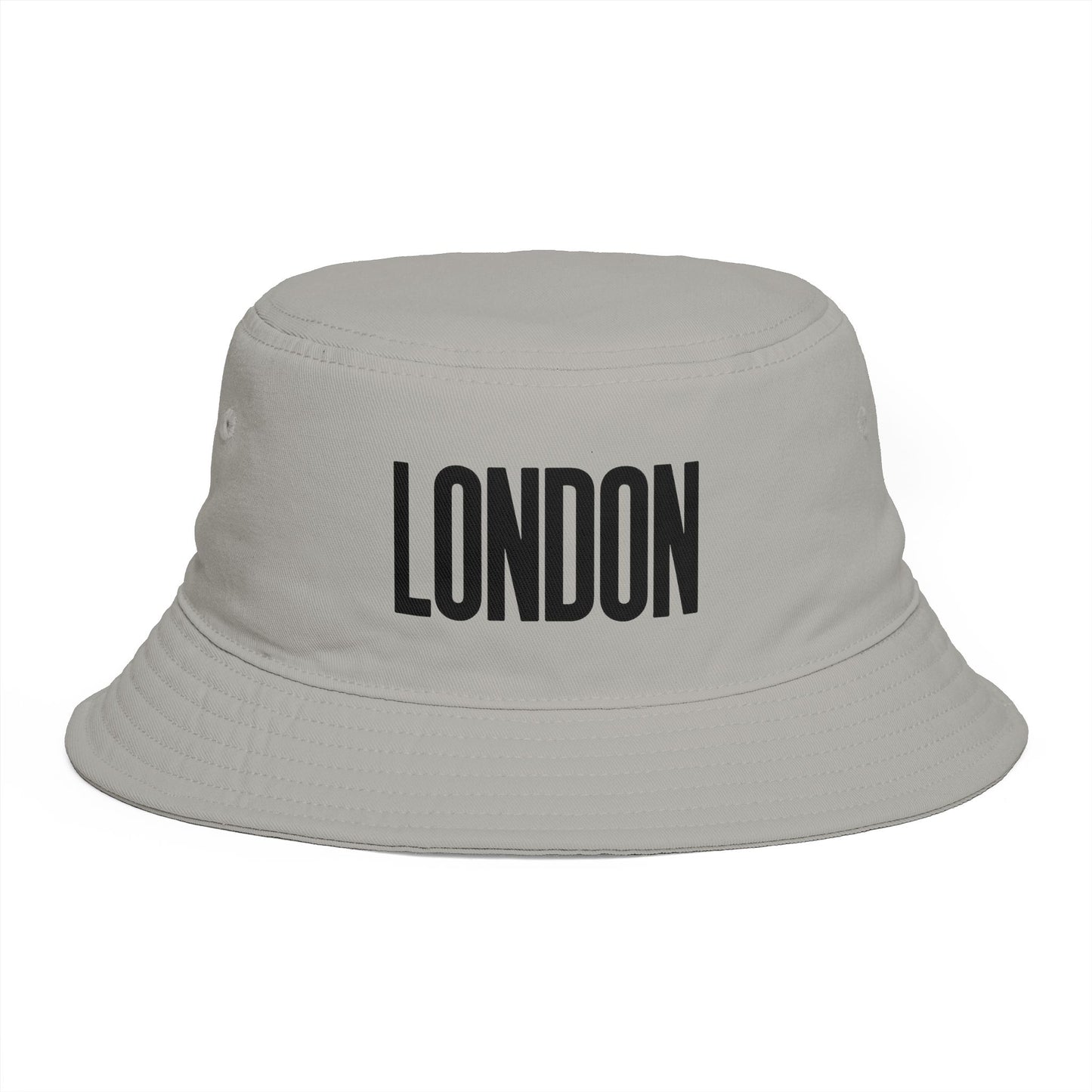 London Embroidered Bucket Hat — Minimal City Travel Sun Hat Hats Printify One size Storm