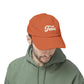 Texas Distressed Baseball Cap — Vintage Script Embroidered Hat Hats Printify