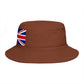 Union Jack Bucket Hat — British Flag Cotton Sun Hat Hats Printify