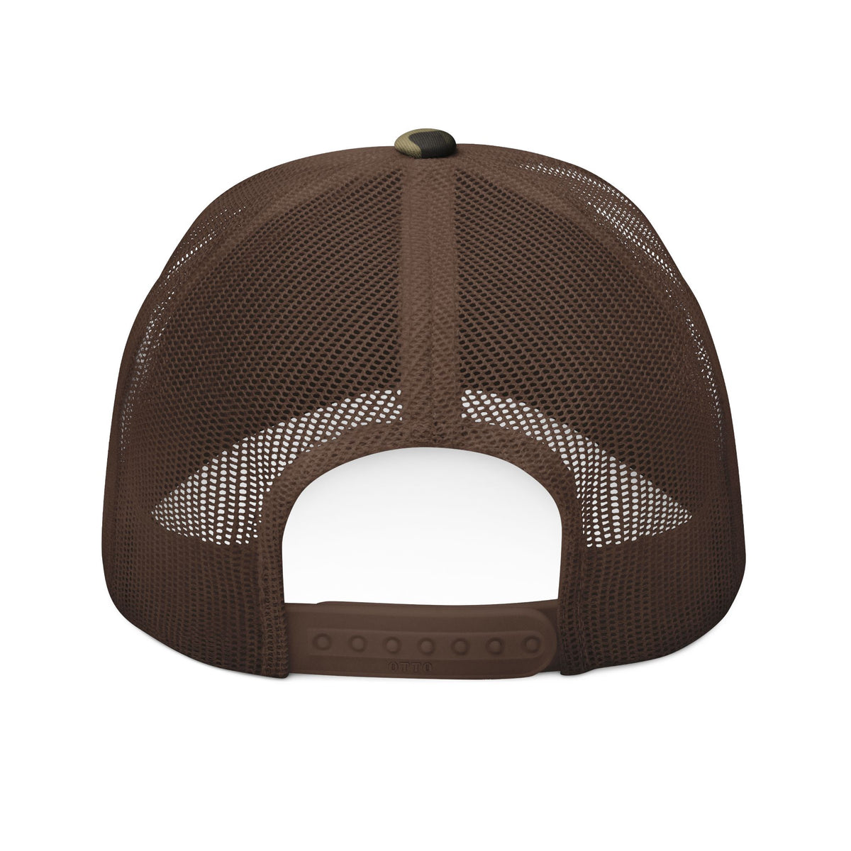 Camouflage Trucker Hat — Embroidered "Boomer" Patch Hats Printify