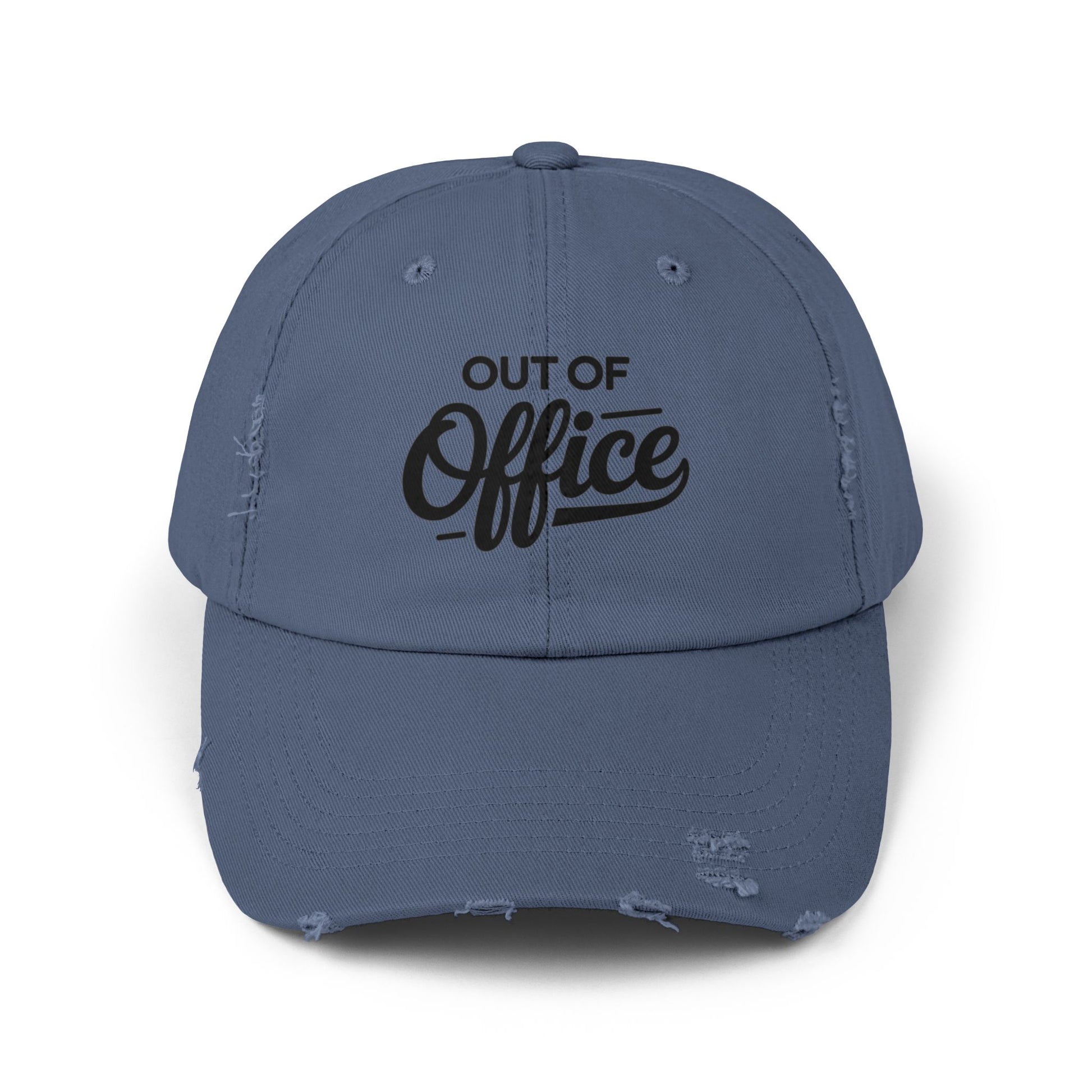 Unisex Distressed Cap Hats Printify Scotland Blue One size
