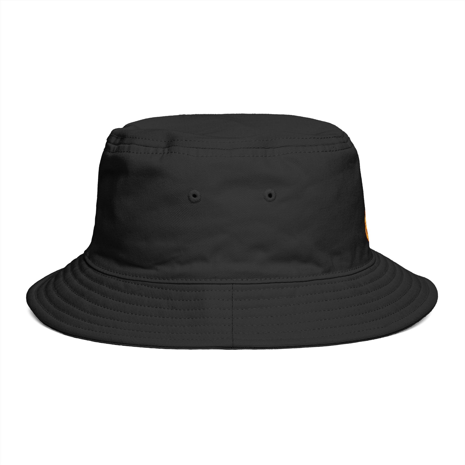 Pineapple Embroidered Bucket Hat — Tropical Summer Sun Hat Hats Printify